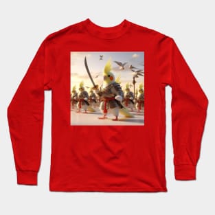 Cockatiel calopsitte warrior  guerrier Long Sleeve T-Shirt